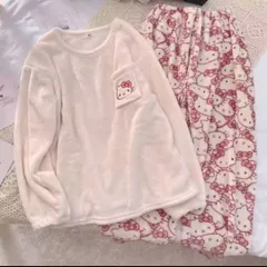 ハローキティ フリース ルームウェア