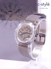 W083 [動作品] BEAMS×TIMEX ビームス × タイメックス 腕時計 ブラック系 クォーツ ORIGINAL CAMPER | Q★