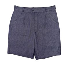 W34 新品 未使用 フランス軍 海軍 デニム ハーフパンツ ショートパンツ ショーツ ミリタリー インディゴ