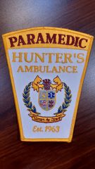 ヴィンテージワッペン HUNTER’S AMBULANCE PARAMEDIC ビンテージワッペン