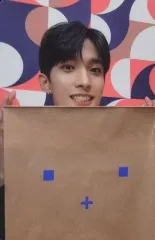 【中古】コレクションカード(男性) SEVENTEEN/DK(ドギョム)/裏面オレンジ・ベージュ・ペンキ/CD「Face the Sun」(CARAT VER.)封入特典フォトカード