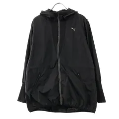 プーマ プリント フーデッド トラックジャケット M ブラック PUMA 切替 メンズ