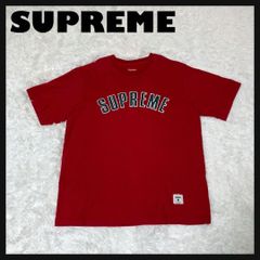 極美品☆最高デザイン☆刺繍ロゴ】シュプリーム センターデザイン T 
