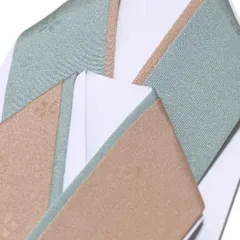 堅牢染め正絹の二重伊達衿・重ね衿（青磁色＆曙色） 