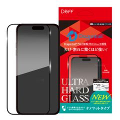 【訳アリ B級品 特別価格】①16 / 15用 ②16Pro用 ③16Plus / 15Plus ④16ProMax Dragontrail(R) Pro 原板使用 液晶保護ガラスフィルム ナノマットタイプ