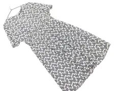 NEWYORKER ニューヨーカー 小花柄 ワンピース size9/黒ｘ白 ■◆ レディースのサムネイル