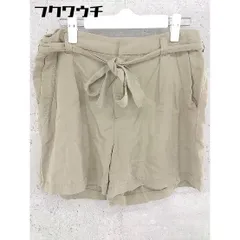 ◇ ◎ Spick and Span スピックアンドスパン ベルト付 ショート パンツ サイズ40 カーキ レディース 【中古】 【1002801807283】