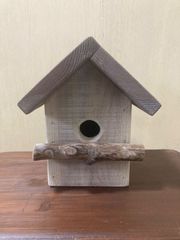 ヴィンテージ調　手作り　鳥さん巣箱