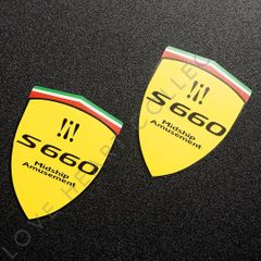 ホンダ S660 JW5 フェンダーエンブレム マグネット 左右セット（2枚） NEW BRAND 「 BEAT MASTER 」 HONDA エスロクロクマル　|　デカール　|　新品　|　送料無料　|　匿名配送
