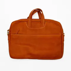 本革ビジネスバッグ｜洒落感と存在感を放つレザーブリーフケース A4収納 メンズ ショルダー付き（キャメル）
