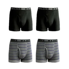 ☆ 4p ☆ 3XLサイズ ☆ いつでも安心！吸水パット付ボクサーパンツ４枚組 15cc ボクサーパンツ メンズ セット ボクサー パンツ 軽失禁パンツ 男性用 吸水 下着 4枚セット 綿100 紳士 男性 旅行 安心