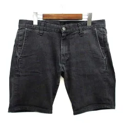 ファクトタム FACTOTUM Neil Slacks ネイル スラック デニム ショーツ ショートパンツ ブラック 黒 31 08043801のサムネイル