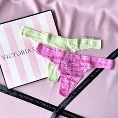 【サイズＭ/２枚】ウエストロゴコットンソング Victoria's Secret