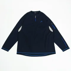 【最終値下げ SALE】HEAD ヘッド ハーフジップ トレーニングウェア ネイビー M B202507のサムネイル