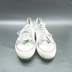 ◇ Θ Desigual デシグアル カジュアル 厚底スニーカー サイズ24.5 シルバー系 レディース E  【1505290039505】