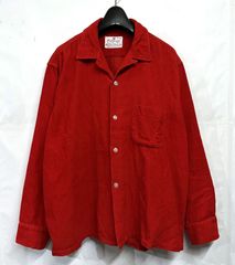 ビンテージ Reminiscence絣 ネップ レーヨン ロカビリー シャツ ②
