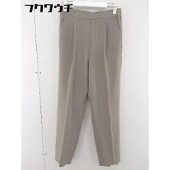 ◇ JOURNAL STANDARD relume ストライプ ウエストゴム スラックスパンツ サイズ38 ブラウン系 レディース  【中古】 【1112240003877】