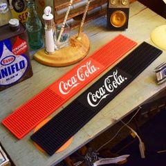 コカコーラ バーマット Coca-Cola BAR アメリカン雑貨 ガレージ コースター バーテンダー ラバー キッチン インテリア アウトドア