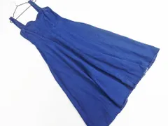 EDIT COLOGNE エディットコロン ロング ノースリーブ ワンピース size3/濃紺 ■◆ レディース