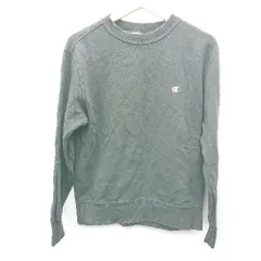 ◇ Champion チャンピオン 長袖 トレーナー スウェット サイズLARGE ブラック レディース E  【1408060026463】