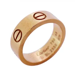 今週土日限定！カルティエ 750YG ラブウェディングリング #50 美品