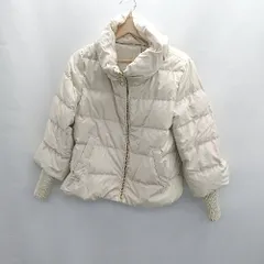 ◇ ⊇ PASSONE 中綿入り 長袖 ジャケット コート サイズ 38 ホワイト系 レディース E  【1501160041333】