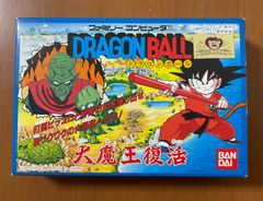《美品》希少 BANDAI  ドラゴンボール 大魔王復活  箱説ハガキ付き  ファミコンソフト
