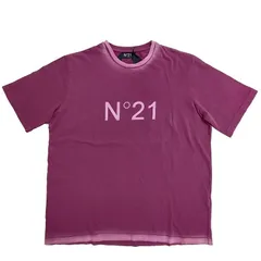 ヌメロ ヴェントゥーノ N°21 新品 半袖 Tシャツ F031 4203 3676  ワイン 赤紫 丸首 クルーネック 並行輸入品 送料無料のサムネイル