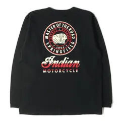 新品 INDIAN MOTORCYCLE インディアン モーターサイクル Tシャツ サイズ:XXL 23AW インディアン プリント ロングスリーブ Tシャツ USA製 ブラック 黒 トップス カットソー 長袖【メンズ】のサムネイル