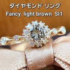 2021春夏新色】 0.182ct 各種パーツ ファンシーグリーニッシュイエロー