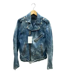 ディーゼル ダメージダブルライダースデニムジャケット ジージャン アウター メンズ SIZE M DIESEL
