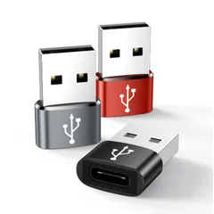 【迅速発送】Type-C 変換アダプタ USB Type C (メス) to USB 3.0 (オス) 変換アダプタ Quick Charger 3.0対応 USB 3.0 高速データ転送 OTG対応 MacBook Pro/Air/iPad Pro 2019