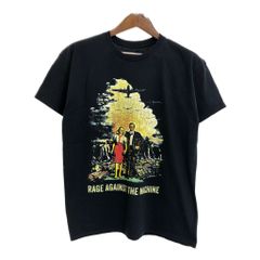 RAGE AGAINST THE MACHINE レイジ・アゲインスト・ザ・マシーン 半袖Ｔシャツ バンド ブラック(メンズ L相当)中古 古着 U2533
