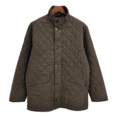 Barbour バブアー HAMPTON QUILT ハンプトンキルト キルティングジャケット ブラウン(メンズ XL)中古 古着 U3100