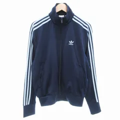 アディダス adidas アディカラー クラシックス ファイヤーバード トラックトップ ジャージ ジャケット フルジップ M 紺 ネイビー /AE