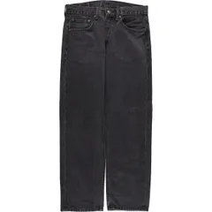 古着 リーバイス Levi's 505 ブラックデニム テーパードデニムパンツ メンズw32相当/eaa580233