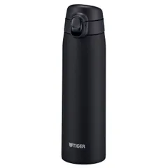 【新着商品】タイガー 水筒 500ml ワンタッチ マグボトル ステンレスボトル タイガー魔法瓶(TIGER) 真空断熱ボトル 保温保冷 在宅 タンブラー利用可 ストーンブラック MCT-K050KK