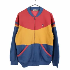 SNOOPY スヌーピー ワンポイントロゴ フルジップ スウェット 刺繍 キャラクター  ブルー (メンズ 3) 中古 古着 O3856