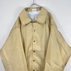 USA古着 80s コーチジャケット ナイロンジャケット ヴィンテージ ベージュ