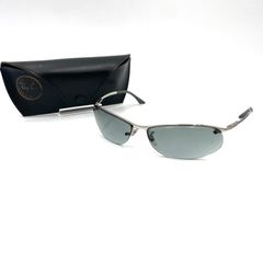 Ray-Ban レイバン　サングラス　アイウェア　ハーフリム　シルバー　63□15 プラスチック　イタリア製