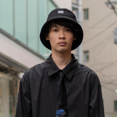 【帽子　ハット　秋冬】ワッペンボアバケットハット 　 WS-50495　もこもこ　ふわふわ　ハット　防寒　暖かい　ユニセックス　男女兼用　メンズ　レディース　サイズ調整可能