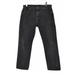 【USA製 】Wrangler 13MWZWK ブラックデニム W34/L34 古着 90s USA製 Wrangler 13MWZWK スーパー ブラック デニム