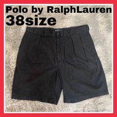 ポロラルフローレン　ラルフローレン　90s　ツータック　チノショーツ　ショートパンツ　ショーツ　ハーフパンツ　短パン　メンズ　38 xl