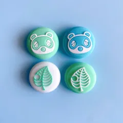 ジョイコン　スティックカバー　たぬきち葉っぱ4個セット　新品送料無料