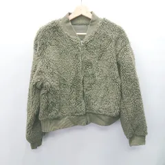 ◇ UNIQLO ユニクロ 長袖 ジャケット サイズL グリーン レディース E  【1408060035823】
