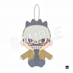 【新品】ゴールデンカムイ×サンリオキャラクターズ お座りぬいぐるみマスコット 鶴見×バッドばつ丸【正規品】のサムネイル