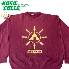 【AIRWALK】エアウォーク ワインレッド 裏起毛トレーナー 90’s M相当のサムネイル