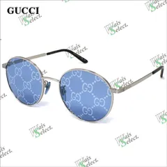 GUCCI グッチ GG0944SA-004 サングラス シルバー ブルー UVカット