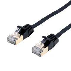 【特価商品】しなやか 2ｍ カテゴリー7 極細 CAT7 直径4.2mm LANケーブル ブラック MCO Z4222