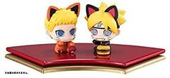 [중고] 쁘띠 캬라 랜드 불어 고양이 BORUTO-볼트- NARUTO NEXT GENERATIONS 부모와 자식 초대 고양이도 좋다! 약 50mm PVC 제 도장 완료 완성품 피규어 mxn26g8